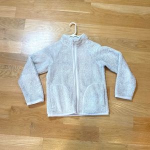 Soft Fleece Sherpa Plush Jacket with 2 pockets